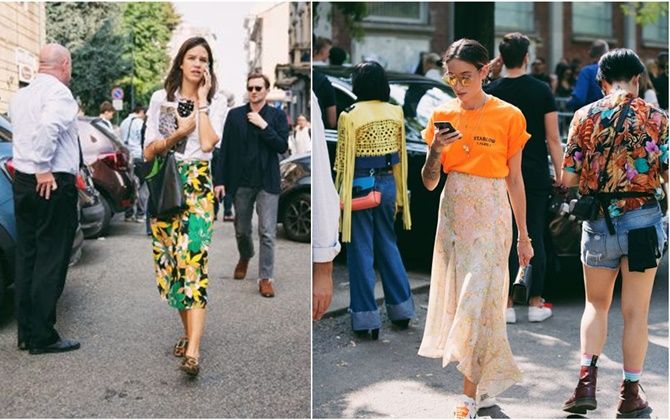 Berani Main Warna Intip Gaya Street Style Di Milan Fashion Week Berani Main Warna Intip Gaya Street Style Di Milan Fashion Week