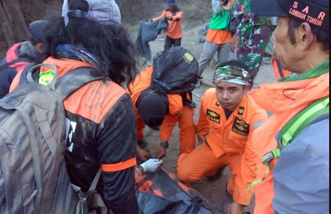 Pascagempa Lombok, 1.226 Pendaki Gunung Rinjani Turun dengan Selamat