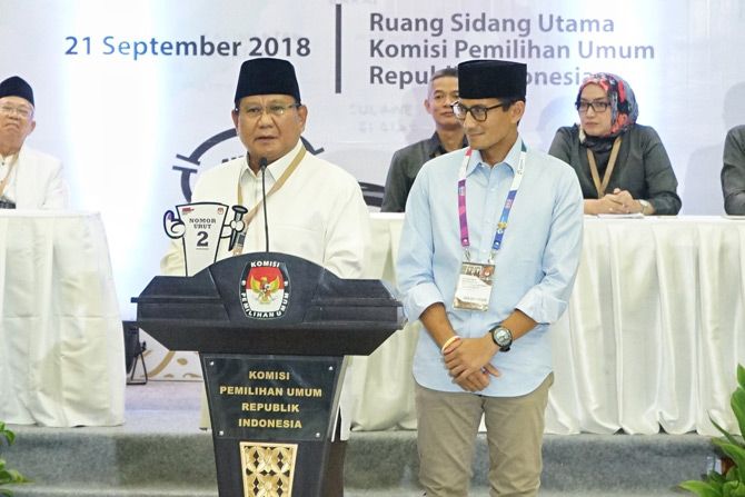 Tak Libatkan Kepala Daerah, Prabowo-Sandi Pakai Paket Hemat