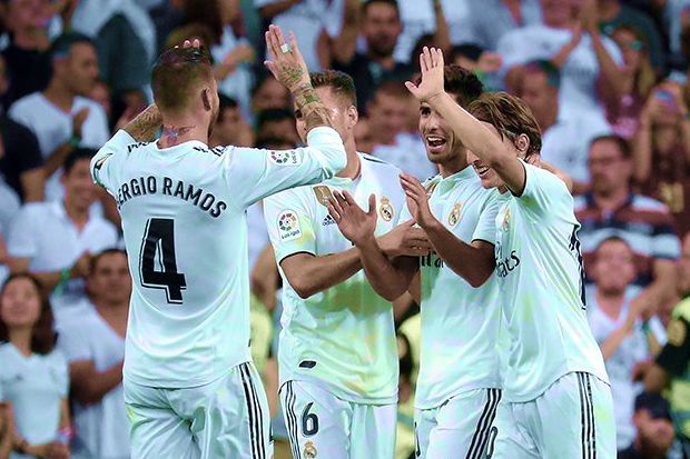 Tanpa Gareth Bale, Madrid Menang Tipis Atas Espanyol