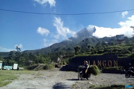 Erupsi Merapi Belum Ganggu Aktivitas Warga Magelang