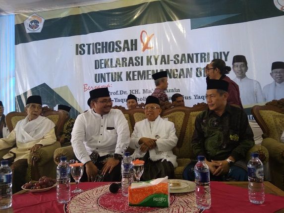 Deklarasi di Jogja, Berikut Alasan Ma'ruf Amin Mau Dampingi Jokowi
