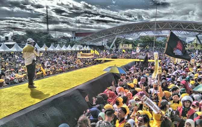 Golkar Akan 'Kuningkan' Makassar Saat Kampanye Jokowi