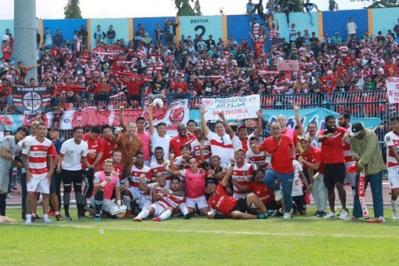 Ukir Sejarah di Surajaya, Skuad Madura United Diguyur Bonus