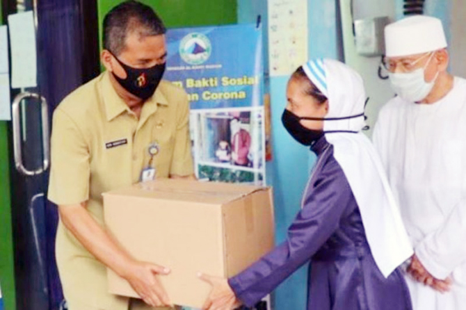 Pemkot Madiun Saluran Bantuan Pangan ke Panti Asuhan