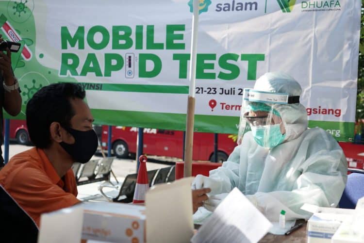 Dompet Dhuafa-Tokopedia Gelar Rapid Tes Pada Dhuafa di 17 Provinsi
