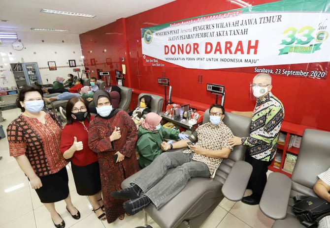Rayakan Ultah Ke-33, IPPAT Gelar Donor Darah
