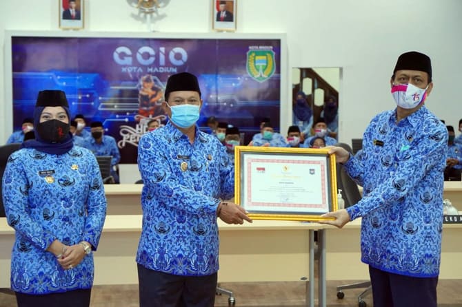 Pemkot Madiun Raih LPPD Terbaik