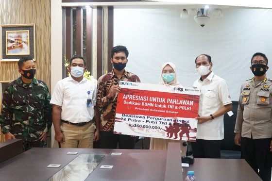 SIG Ikut Partisipasi Dalam Program Beasiswa Putra-Putri TNI-Polri