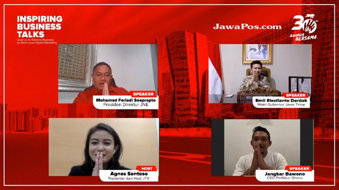Bisnis di Masa Pandemi, JNE TerapkanDisiplin Protokol Kesehatan Ketat
