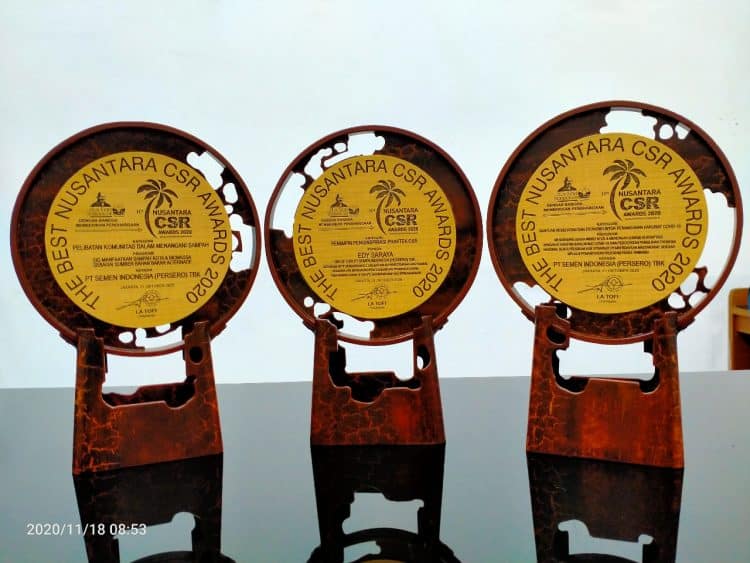 Semen Indonesia Raih Tiga Penghargaan Nusantara CSR Award 2020