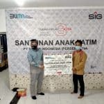 Rayakan HUT ke 8, SIG Santuni Anak Yatim melalui CSR SIG Peduli