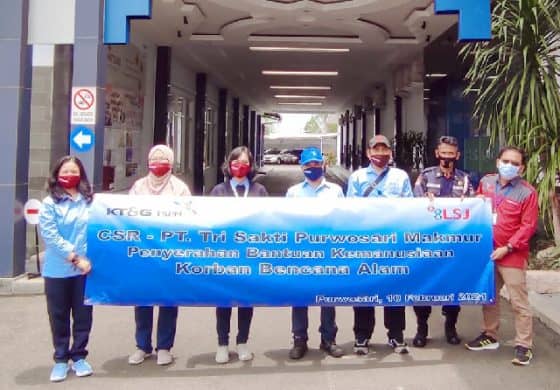 PT.TSPM (KTG) Galang Bantuan Kemanusiaan Untuk Korban Bencana Alam