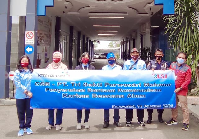 PT.TSPM (KTG) Galang Bantuan Kemanusiaan Untuk Korban Bencana Alam
