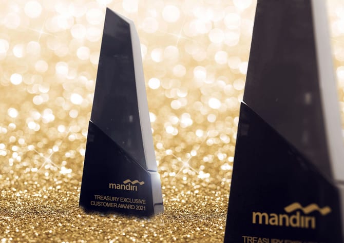 Bank Mandiri Anugerahi Mandiri Treasury Exclusive Customer Award 2021