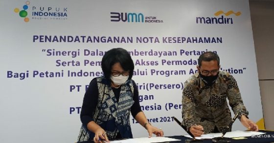 Bank Mandiri Dukung Program Agro Solution Pupuk Indonesia