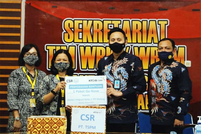 TSPM (KT&G) Donasi Alat Ge-Nose ke Kantor Imigrasi Kelas 1 TPI Malang