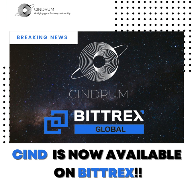 Mau Investasi Aset Kripto, CINDRUM Sudah Listing di Bittrex dan Bibox