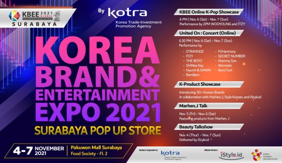 Korea Brand Entertainment Expo 2021 Datangkan 690 Produk di Surabaya