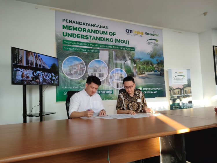 Penuhi Kebutuhan Penghuni Garden Hills, Citinine Gandeng Greensmart