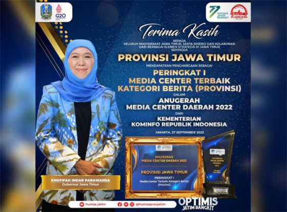 Khofifah: Jatim Komit Layani Masyarakat Informasi Berkualitas
