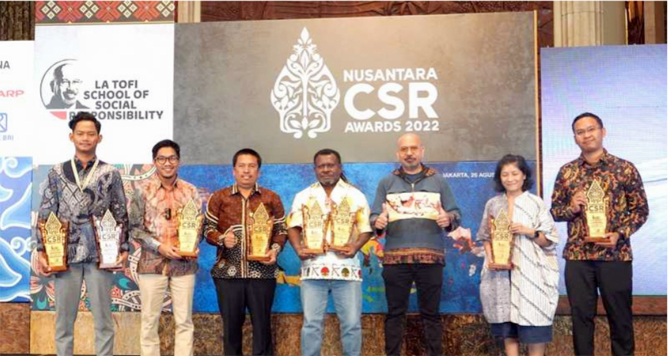 SIG Gaet 5 Penghargaan dalam Ajang Nusantara CSR Awards 2022