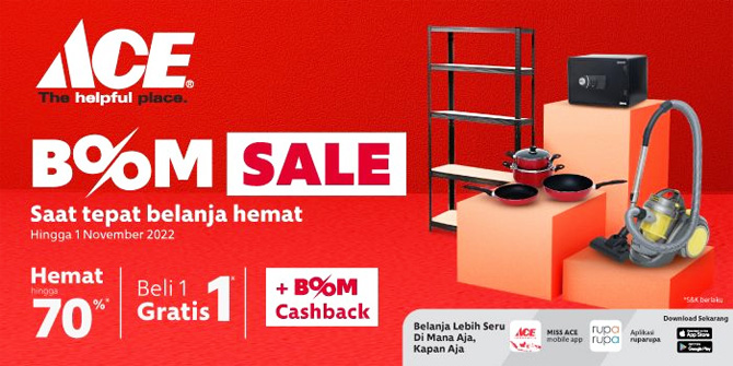 Solusi Belanja Hemat di ACE BOOM SALE