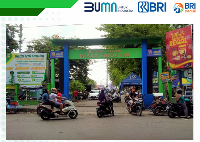 BRI Dorong Pedagang Pasar di Sidorajo Ubah Limbah Jadi Cuan